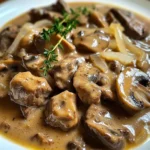 Bœuf Stroganoff au Cookeo