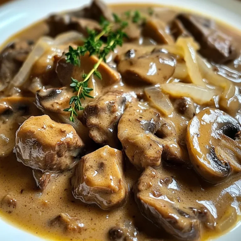 Bœuf Stroganoff au Cookeo