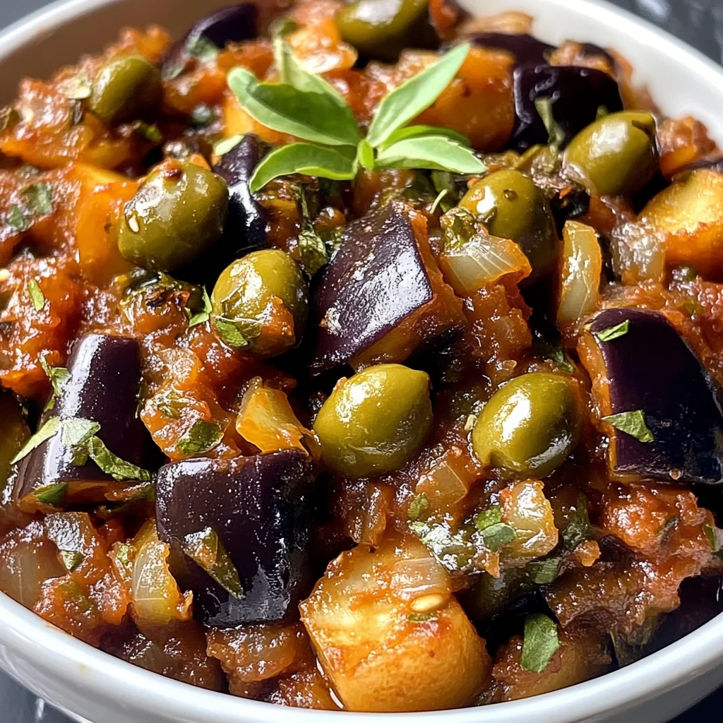 Caponata sicilienne authentique