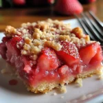 Carrés aux fraises gourmands