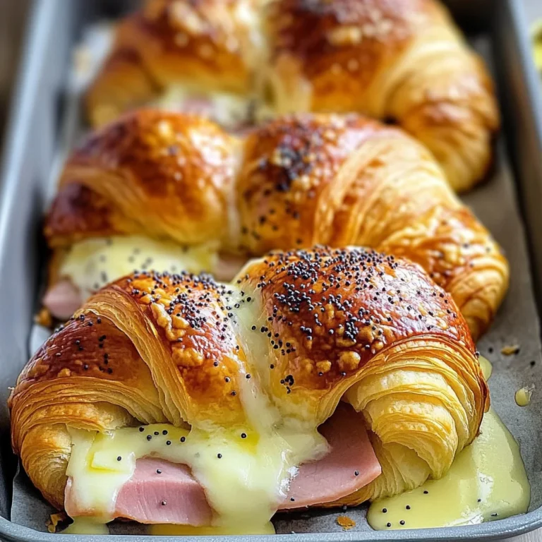 Croissants gourmands faciles