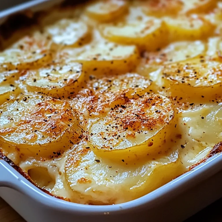 Gratin de pommes de terre crémeux