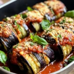 Involtini d'aubergines à la ricotta