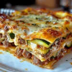 Lasagnes courgettes chair à saucisse