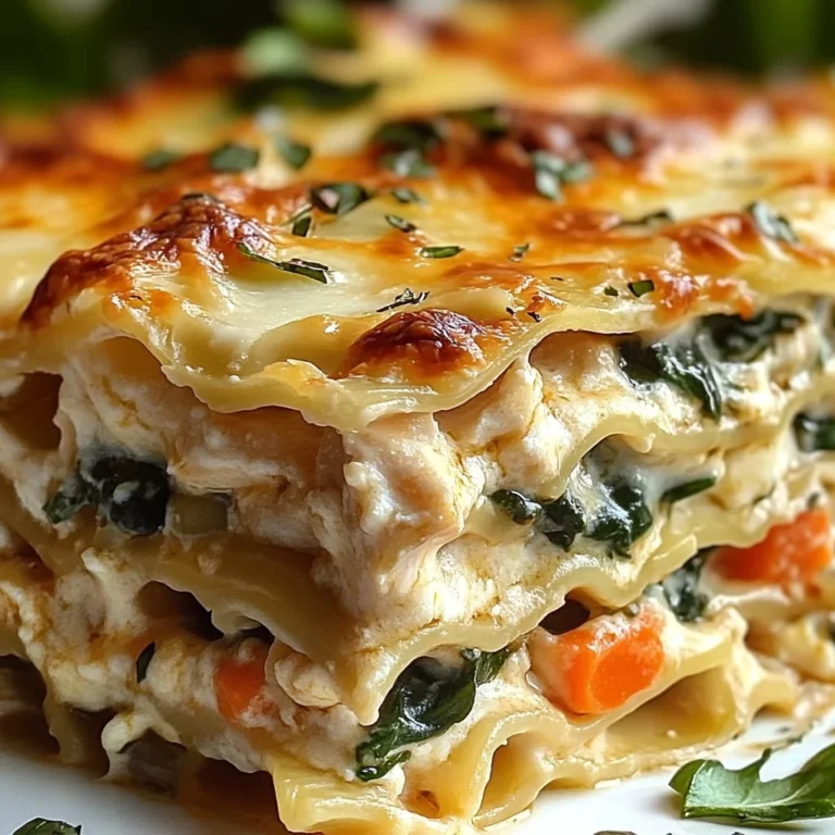 Lasagnes familiales aux légumes et poulet