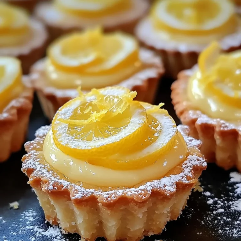 Mini tartelettes citron maison