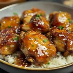 Poulet caramélisé savoureux