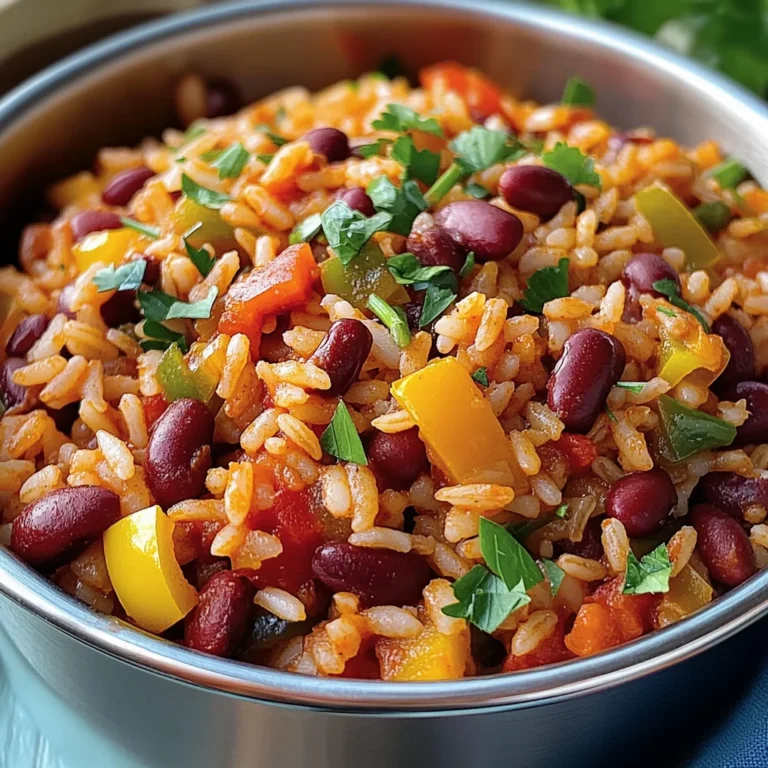 Riz Cajun aux Haricots Rouges