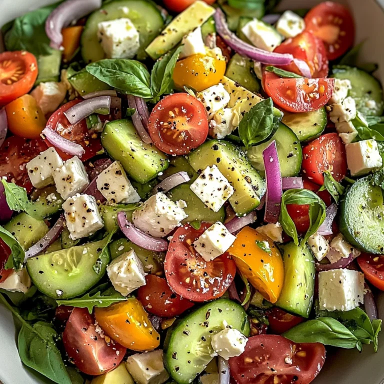 Salade d'été légère et fraîche