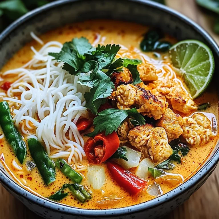 Soupe Thaï Délicieuse et Épicée