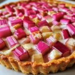 Tarte rhubarbe facile rapide