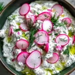Tzatziki aux radis et herbes