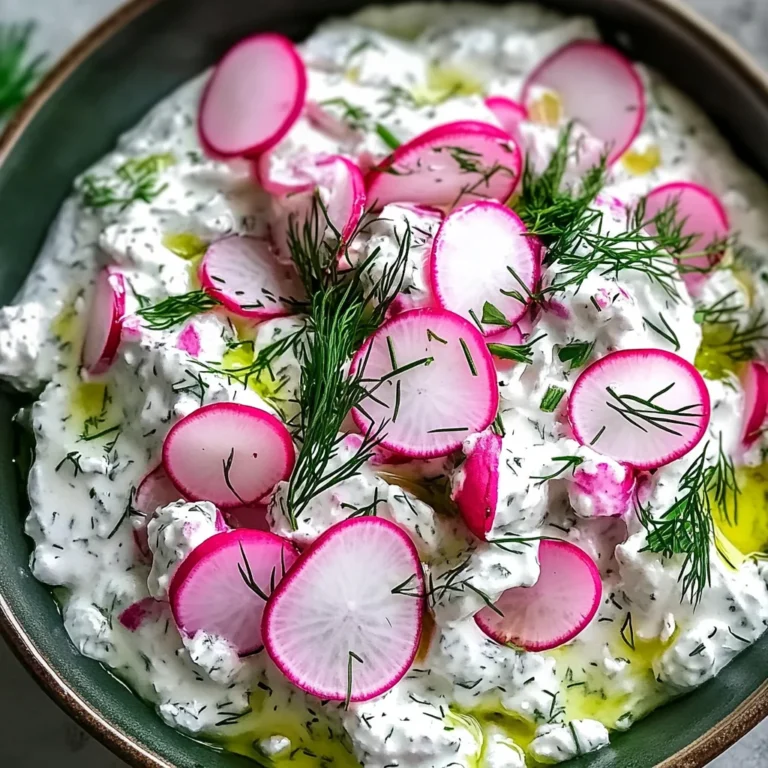 Tzatziki aux radis et herbes