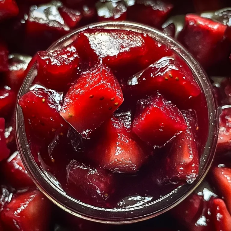 Fraise Rhubarbe Confiture