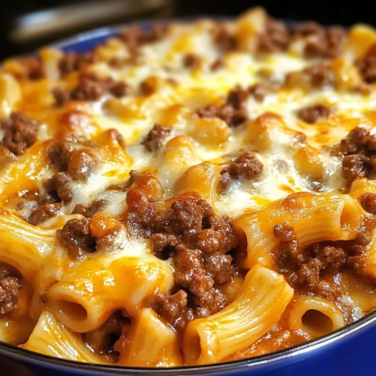 Gratin Pâtes Bœuf