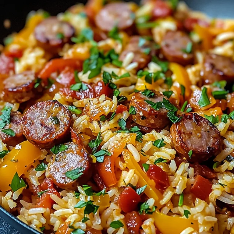 Poêlée Saucisse Riz