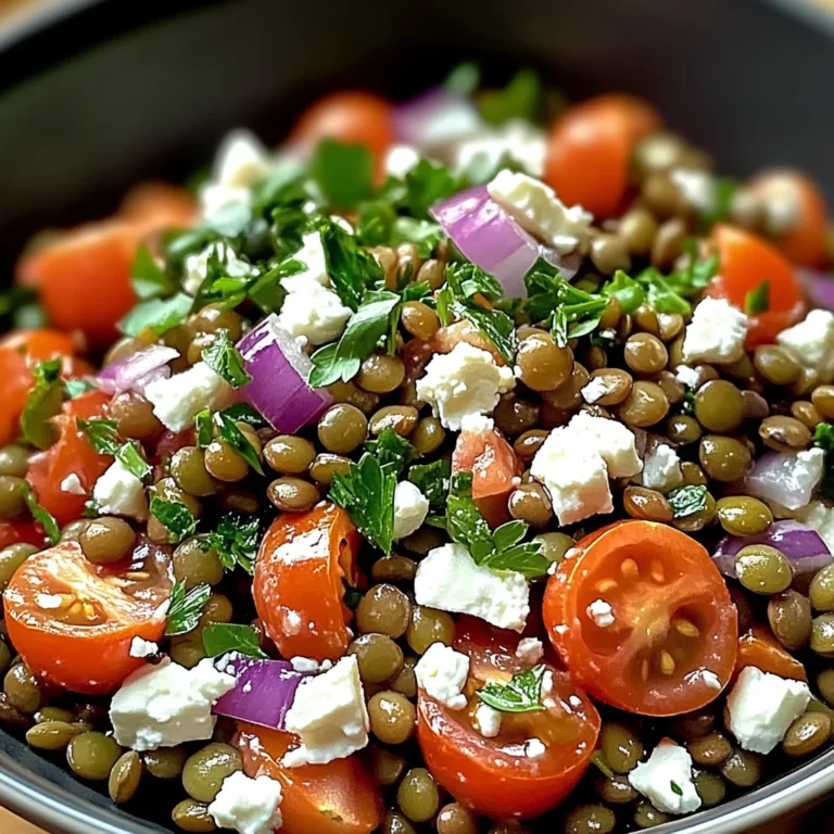 Salade Croquante de Lentilles & Feta