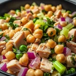Salade rapide pois chiches thon