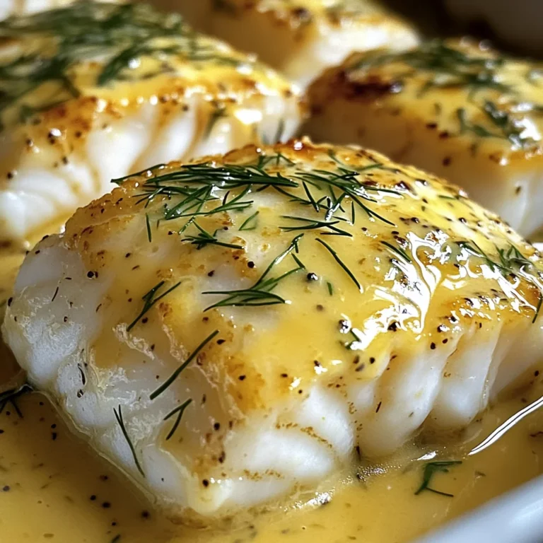 Cabillaud au Four à la Moutarde et Crème Citronnée : Un Plat Léger et Savoureux