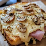 Croque-Monsieur Gourmand aux Champignons