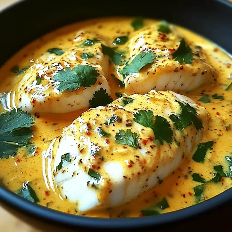 Curry de Poisson Blanc au Lait de Coco