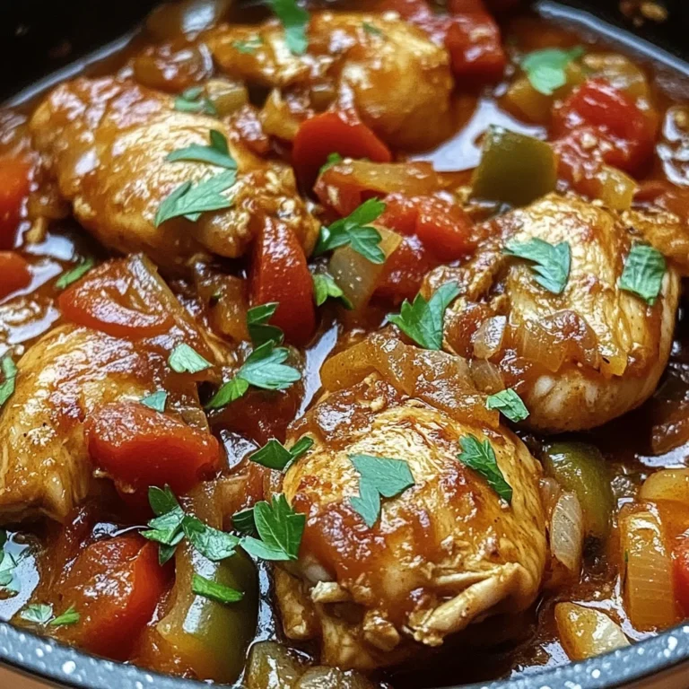 Marmite de poulet façon espagnole