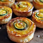 Minis flans de courgette et oignon