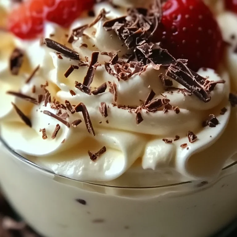 Mousse au Chocolat Blanc et Mascarpone