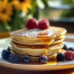 Pancakes au Yaourt Moelleux et Aériens