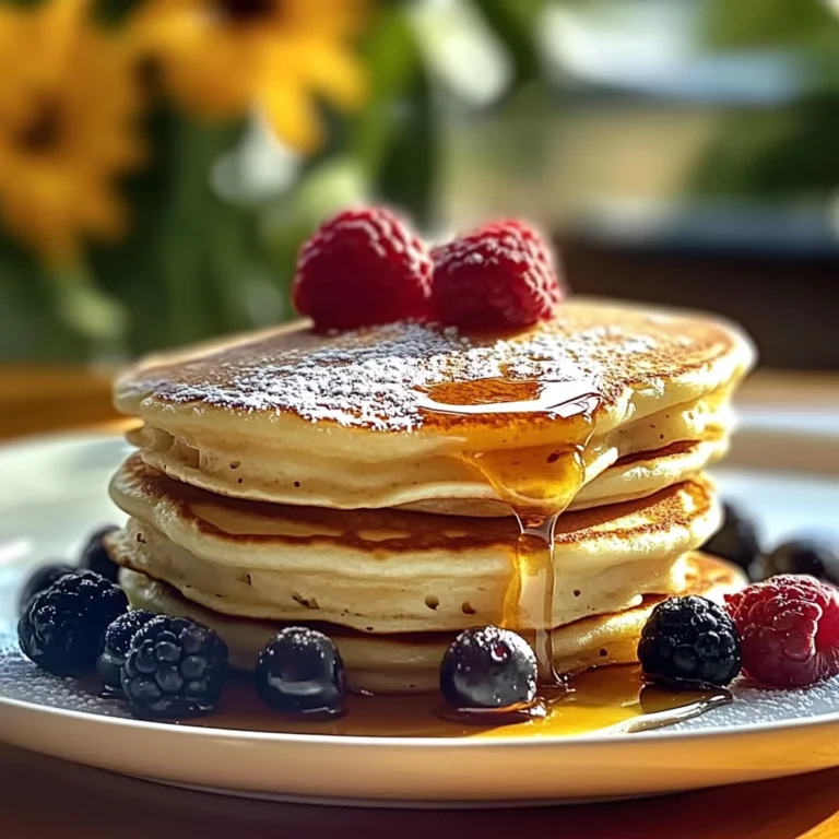 Pancakes au Yaourt Moelleux et Aériens