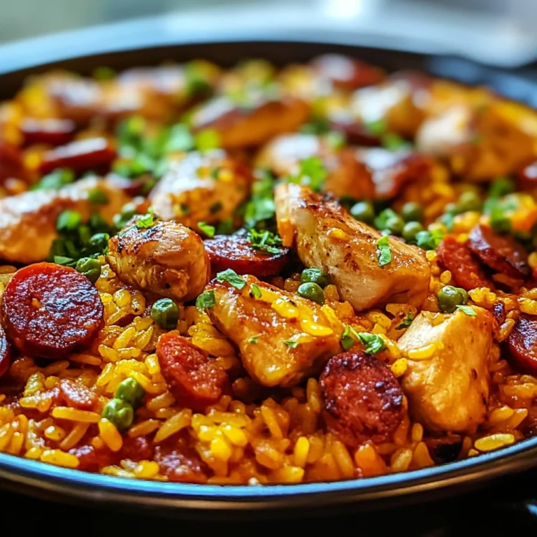 Recette de paella au poulet et chorizo : un plat savoureux à partager