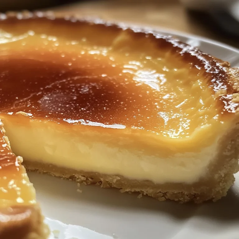 Tarte au Flan de Ma Grand-mère